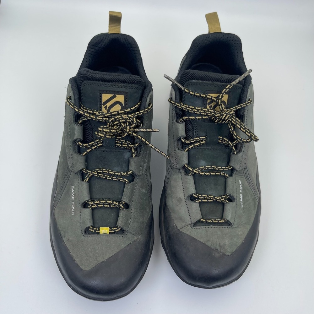 Five Ten Camp Four 5162 Mens 12 Gray Black  Leather Low Top Lace Up Hiking Shoes